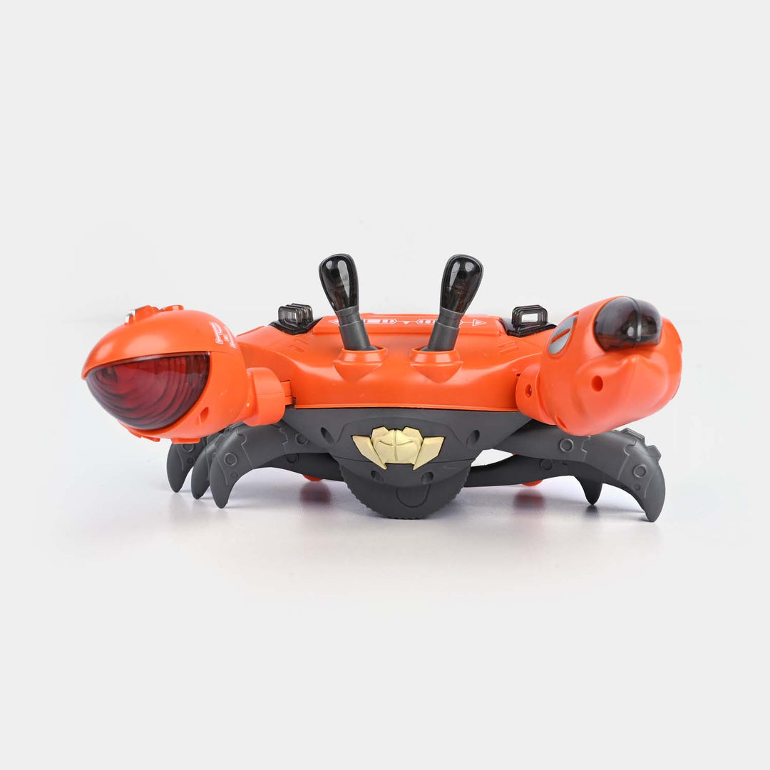 Musical Crawling Crab Toy With Light & Sound