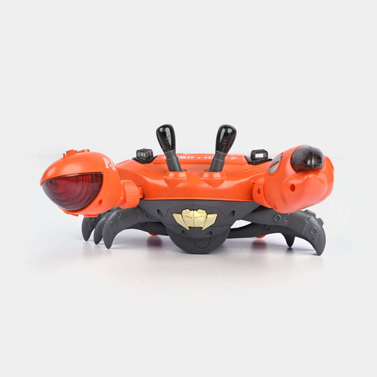 Musical Crawling Crab Toy With Light & Sound