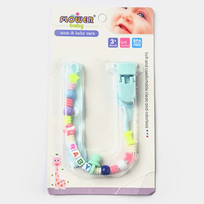 Soother Chain With Clip | Blue