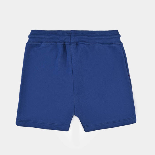 Infant Boys Jersey/Terry Short-Navy Blue