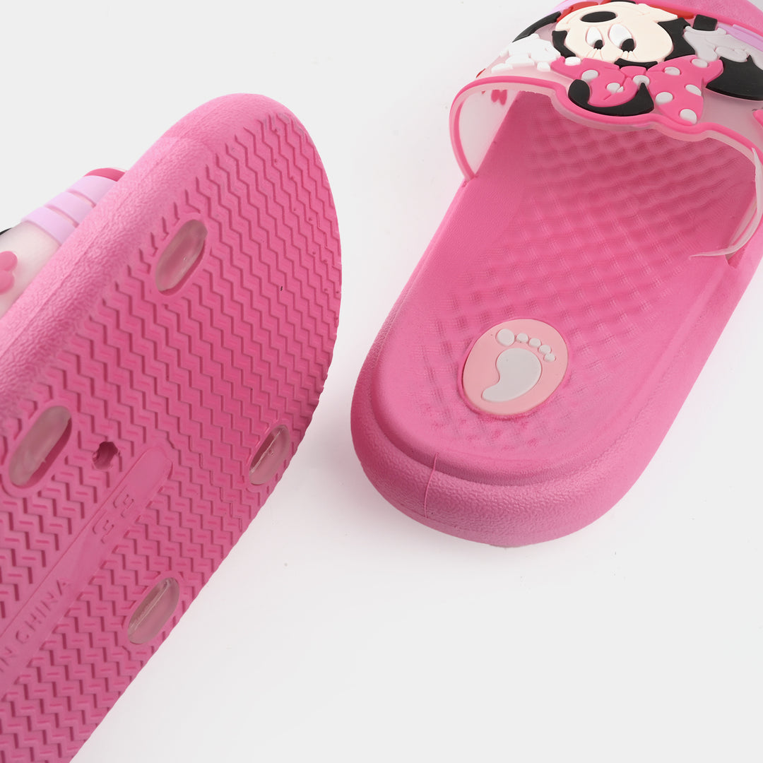 Girls Slippers 205-44-Fuchsia