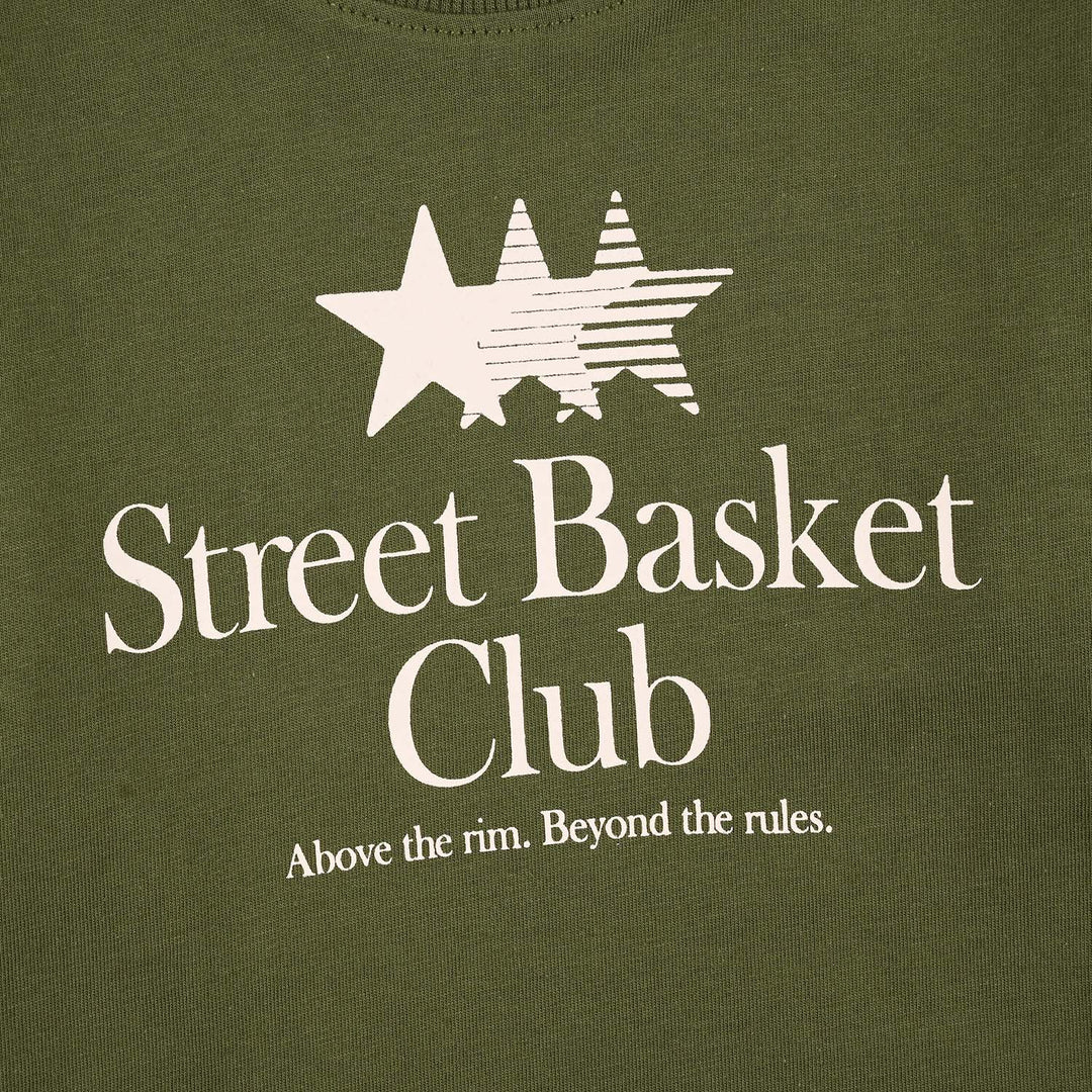 Boys Jersey/Terry 2 Piece Suit Street Basket- Rifle Green