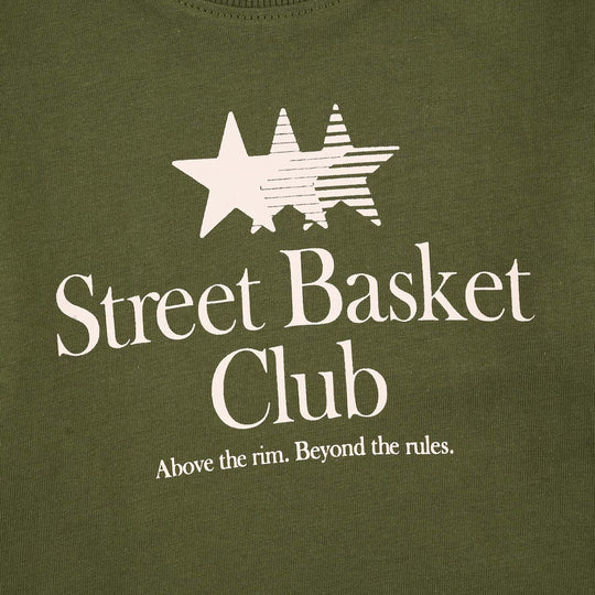Boys Jersey/Terry 2 Piece Suit Street Basket- Rifle Green