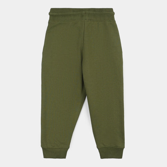 Boys Jersey/Terry 2 Piece Suit Street Basket- Rifle Green