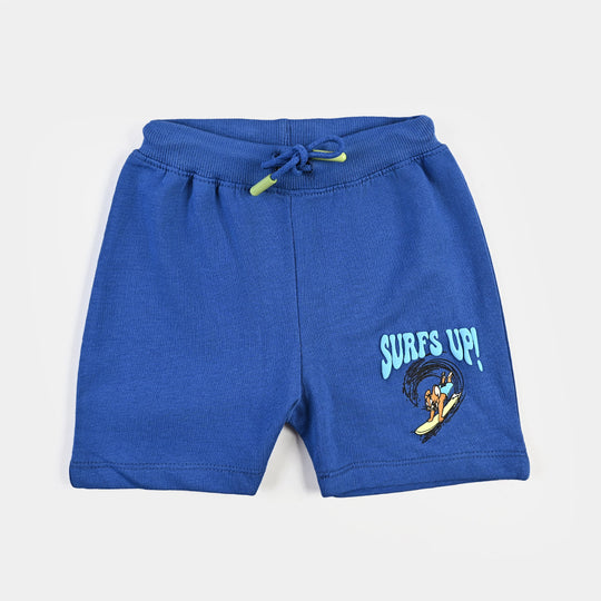 Infant Boys Jersey/Terry Short Surf Up-C.Blue