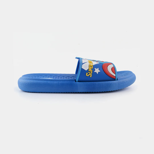 Boys Slippers 205-11-Blue