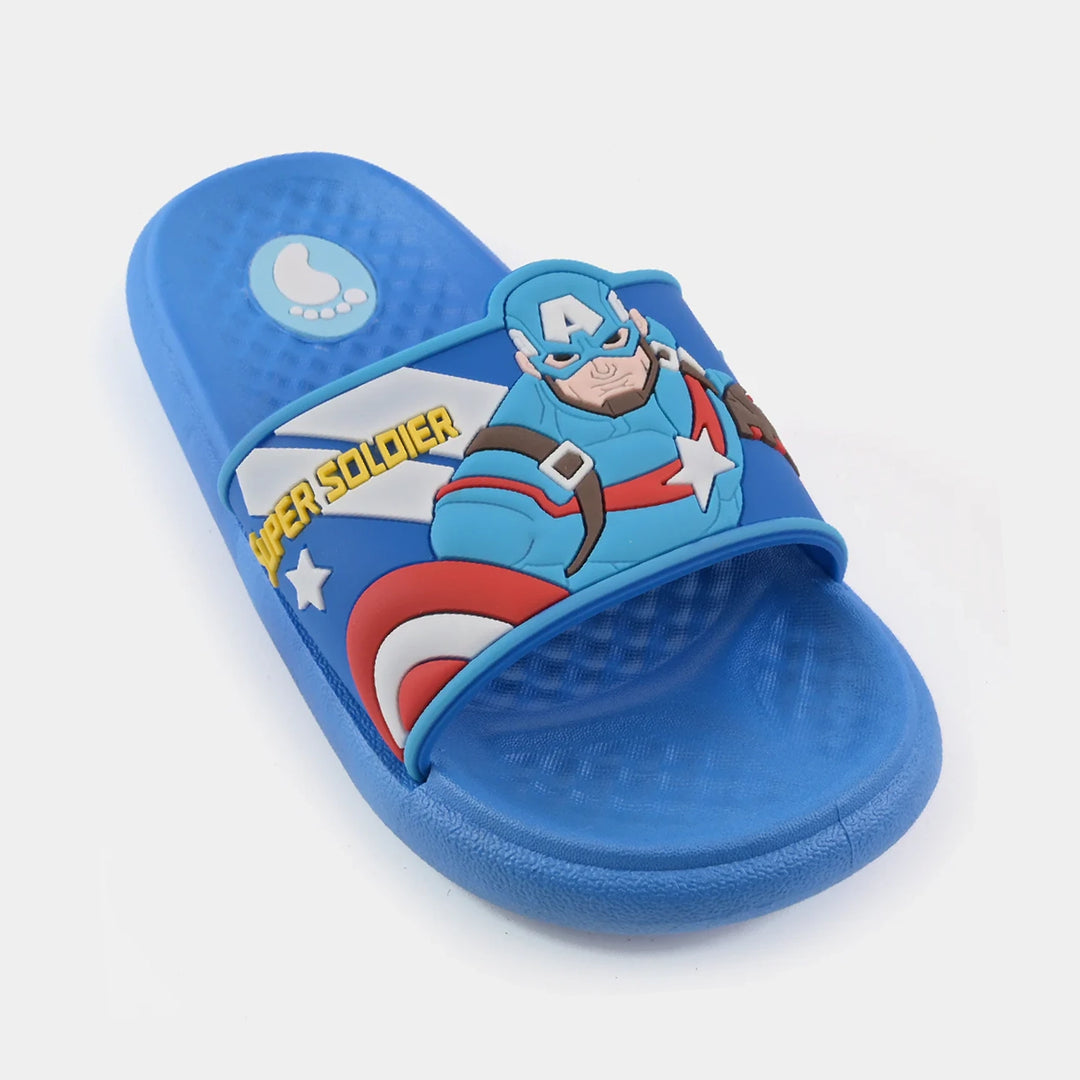 Boys Slippers 205-11-Blue