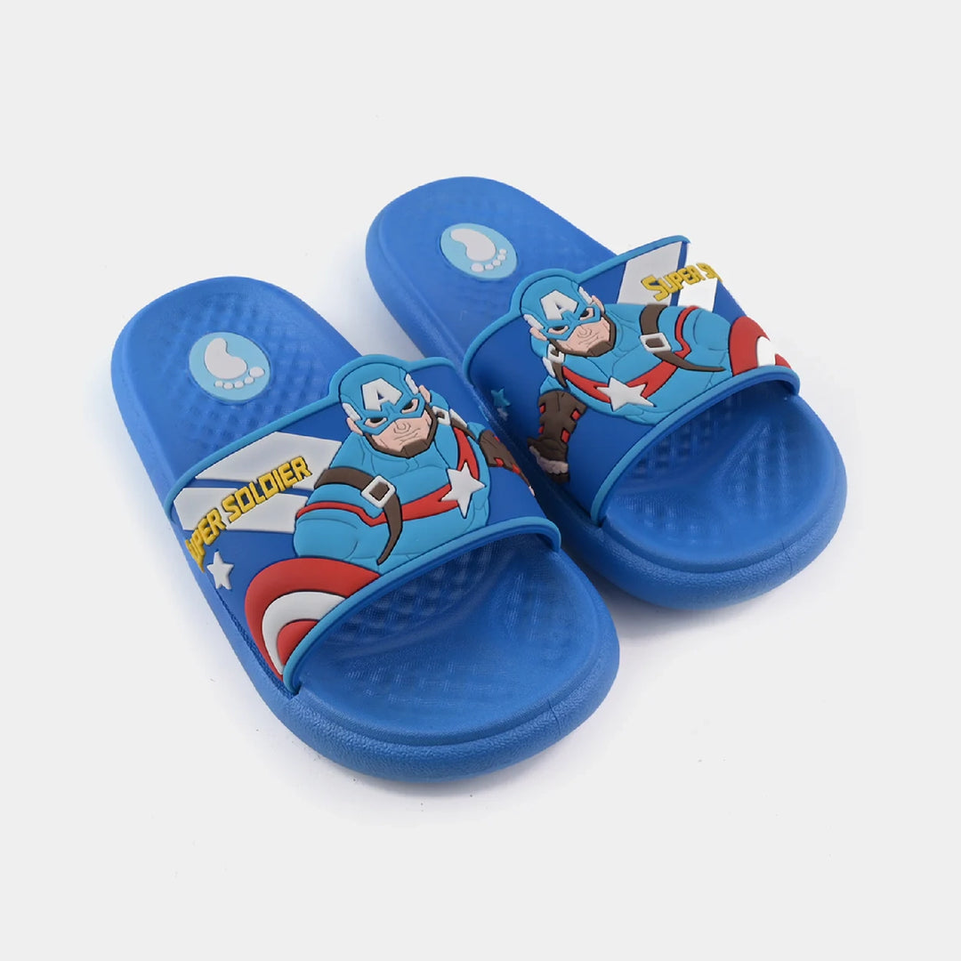 Boys Slippers 205-11-Blue