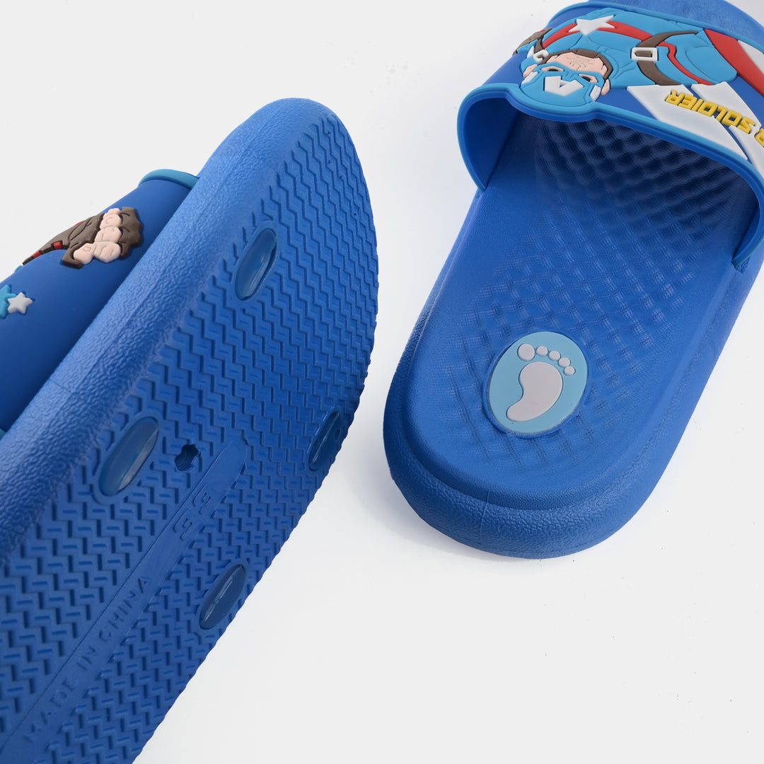 Boys Slippers 205-11-Blue