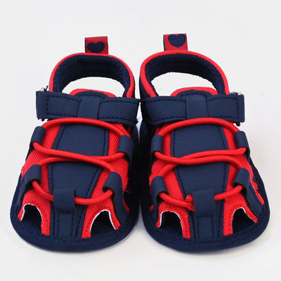 Baby Boys Shoes B208-Blue/Red