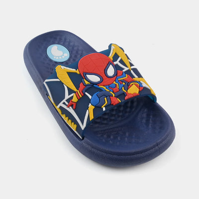 Boys Slippers 205-30-NAVY