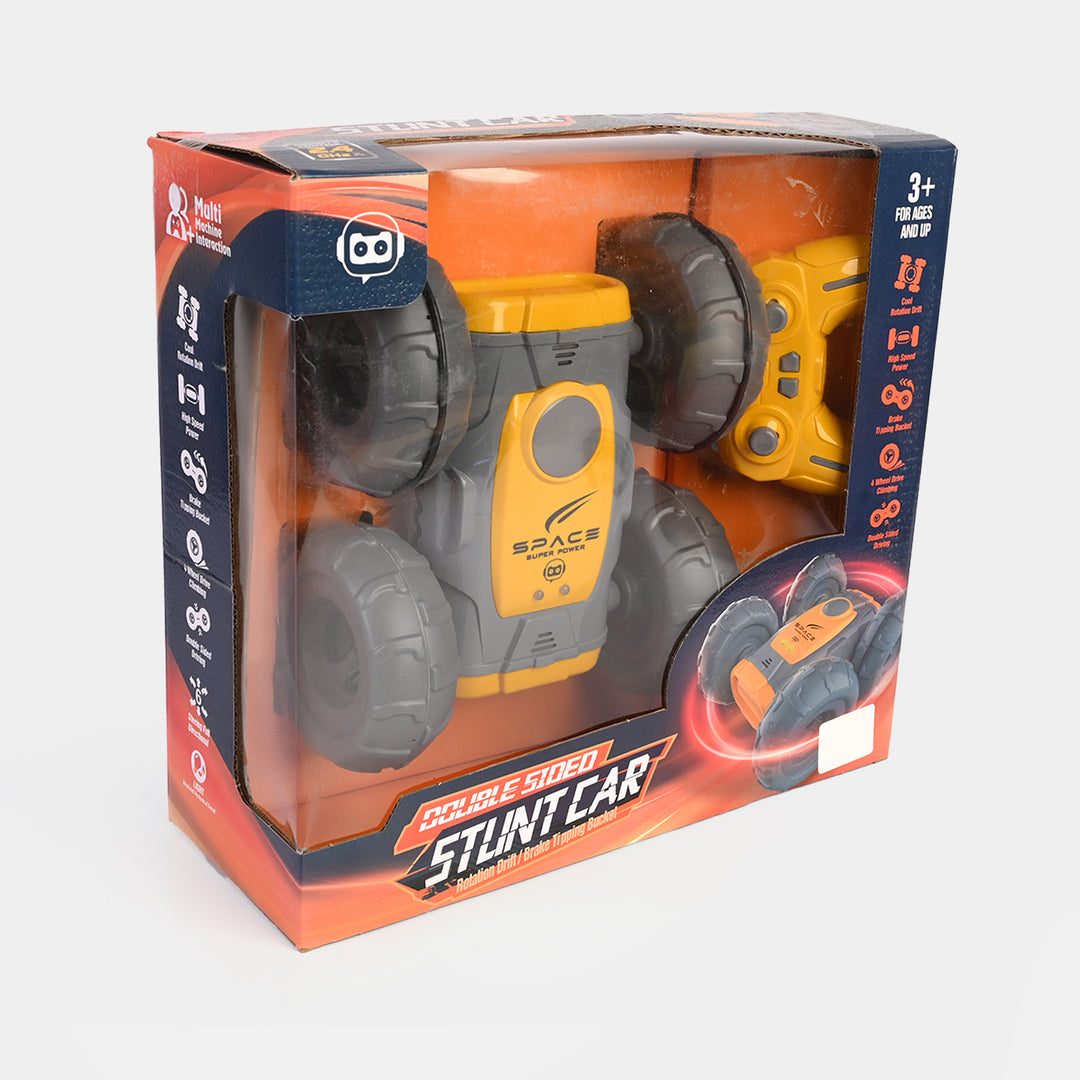 Remote-Control Double-Sided Stunt Car