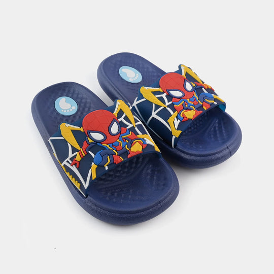 Boys Slippers 205-30-NAVY