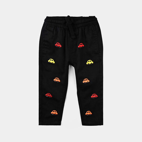 Infant Boys Cotton Twill Pant Trucks