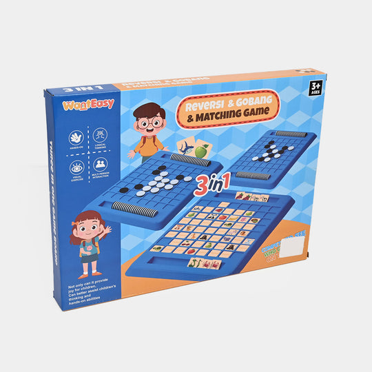 3 In 1 Matching Reversi Chess 5157A
