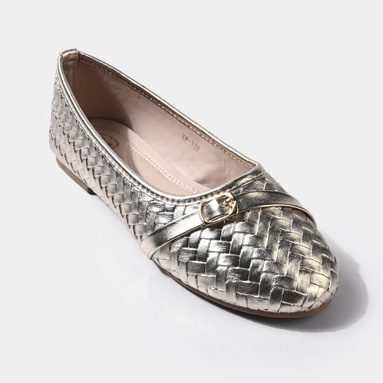 Girls Pumps ZP-122-Golden