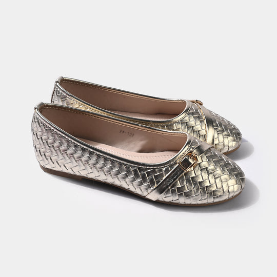 Girls Pumps ZP-122-Golden