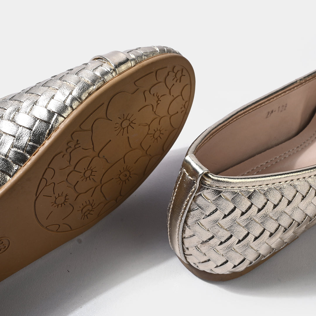 Girls Pumps ZP-122-Golden