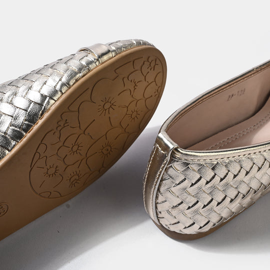 Girls Pumps ZP-122-Golden