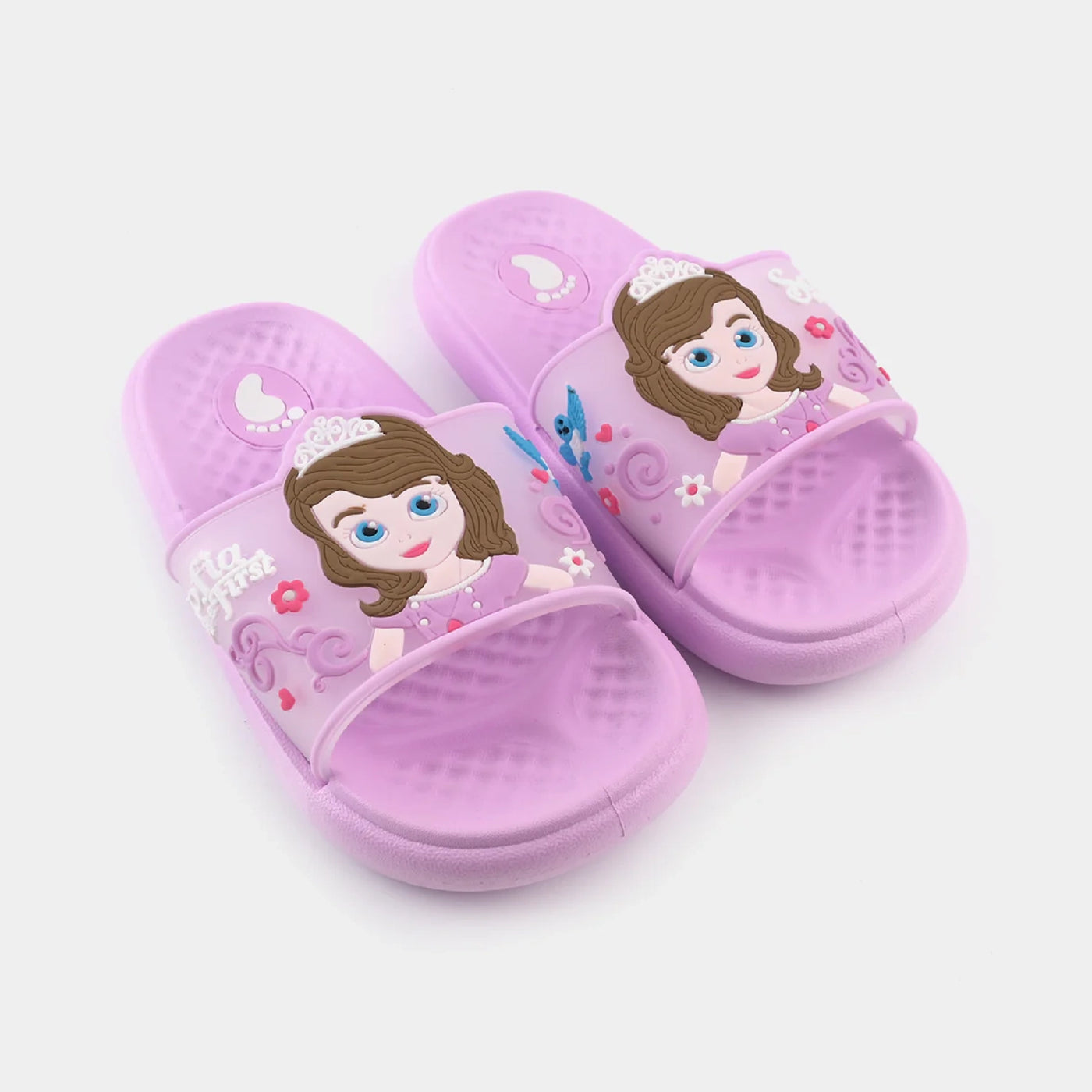 Girls Slippers 205-40-Purple