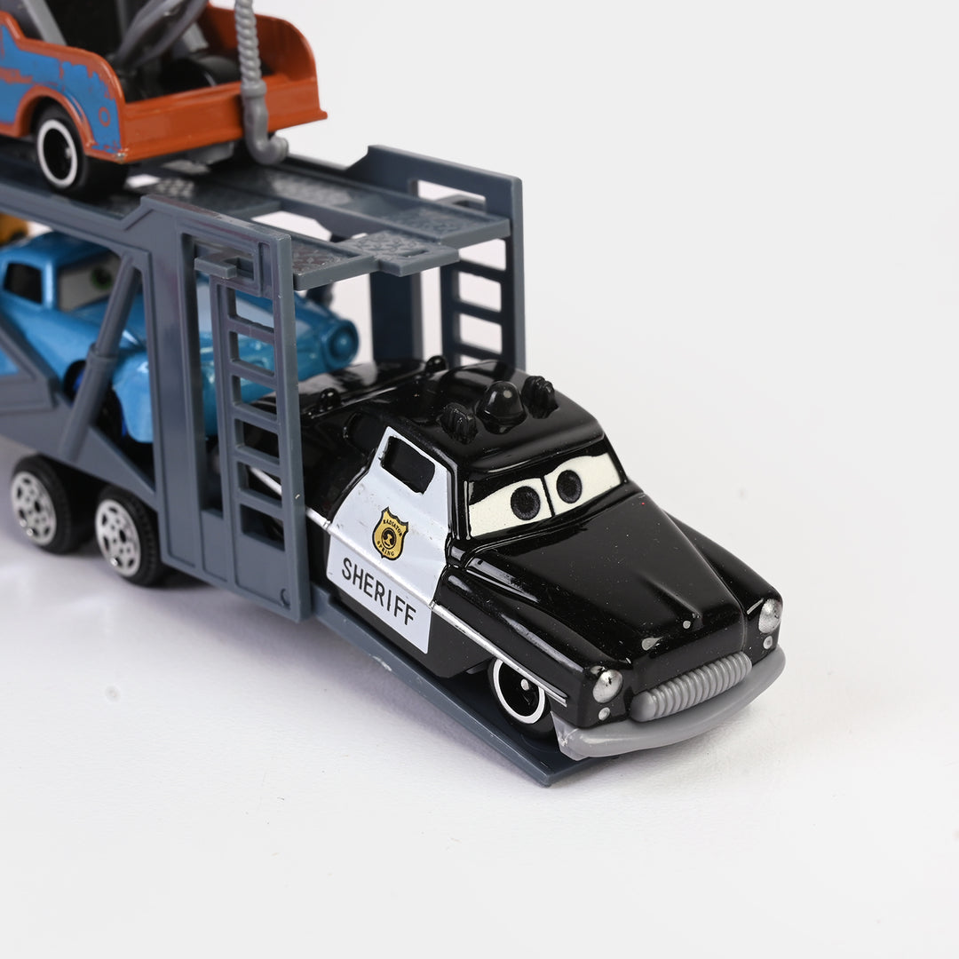 Alloy Truck with Cars Play Set