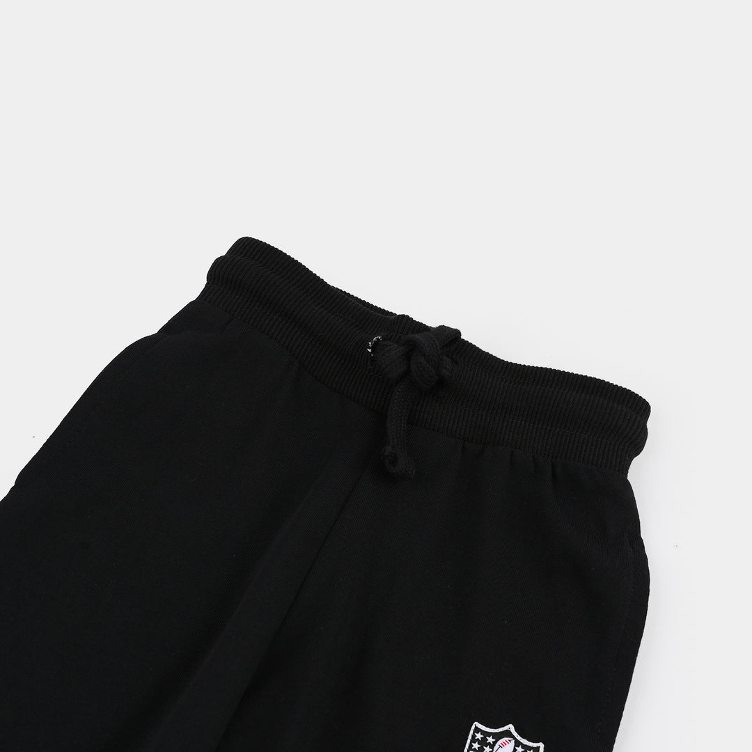 Boys Cotton Terry Pajama NFL-Jet Black