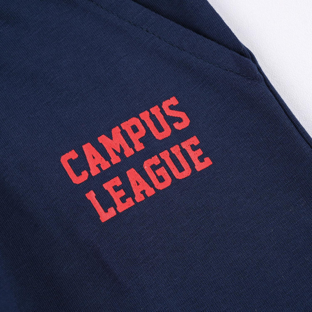 Boys Jersey/Terry Short Campus League-Navy Blue