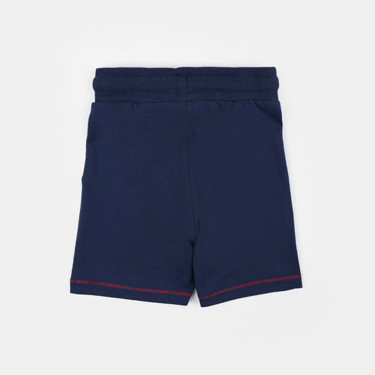 Boys Jersey/Terry Short Campus League-Navy Blue