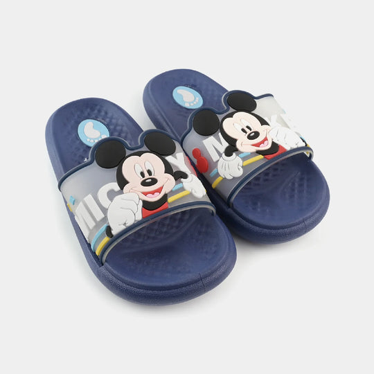 Boys Slippers 205-45-NAVY