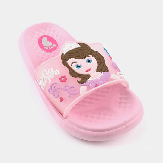 Girls Slippers 205-40-Pink