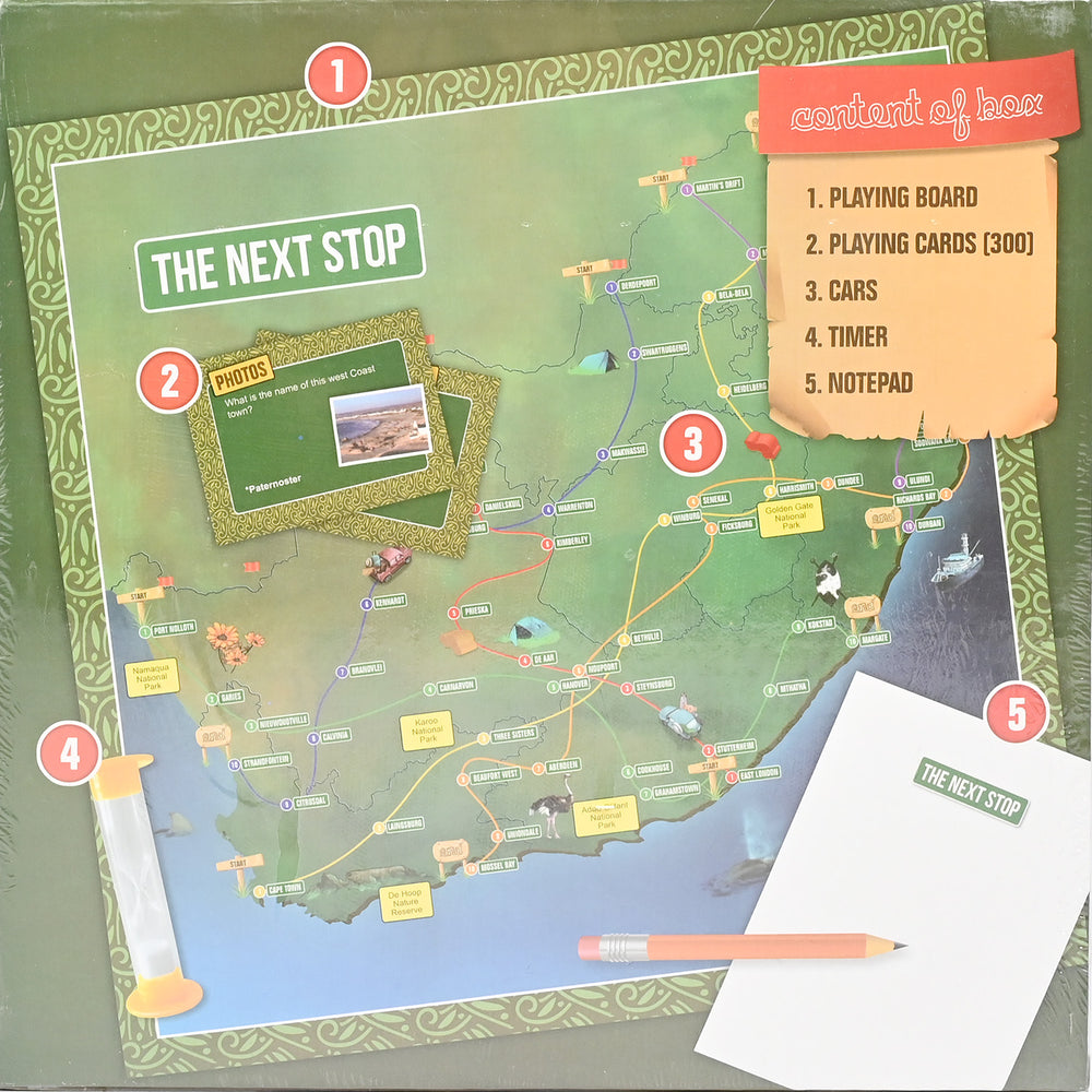 The Next Stop Educational Board Game