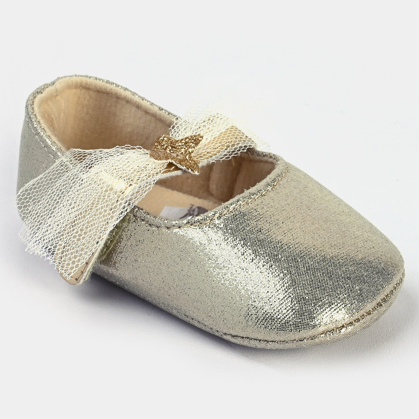 Baby Girls Shoes C-365-Gold