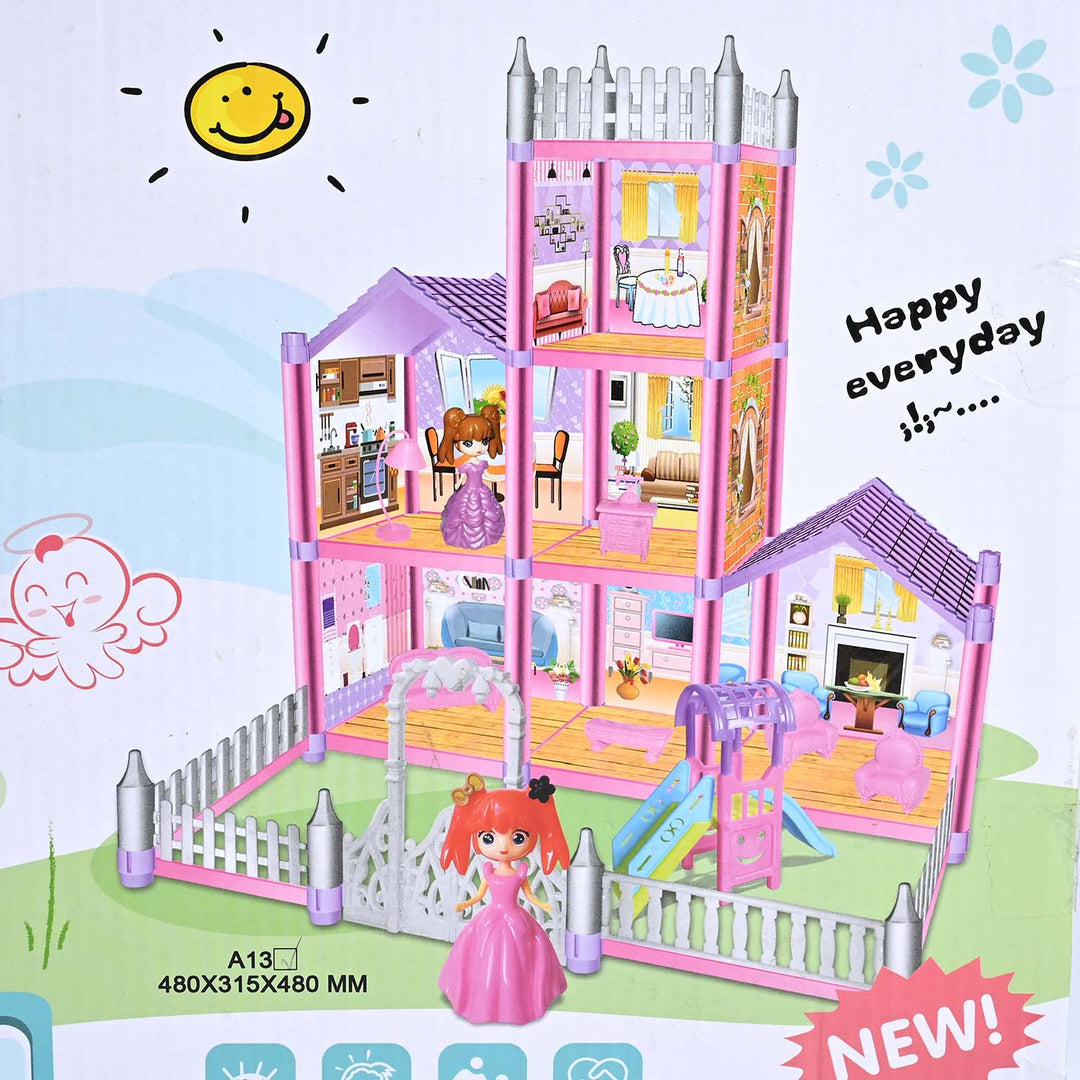 Dream Villa Dollhouse Set For Girls