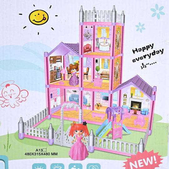Dream Villa Dollhouse Set For Girls