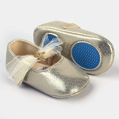 Baby Girls Shoes C-365-Gold