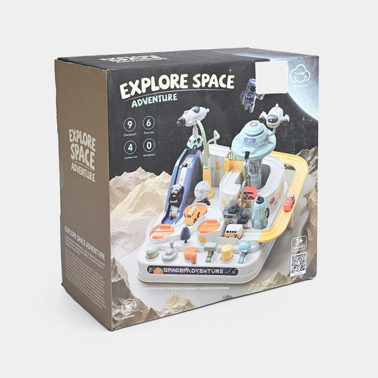 Car Adventure Track Set | Road & Space Exploration