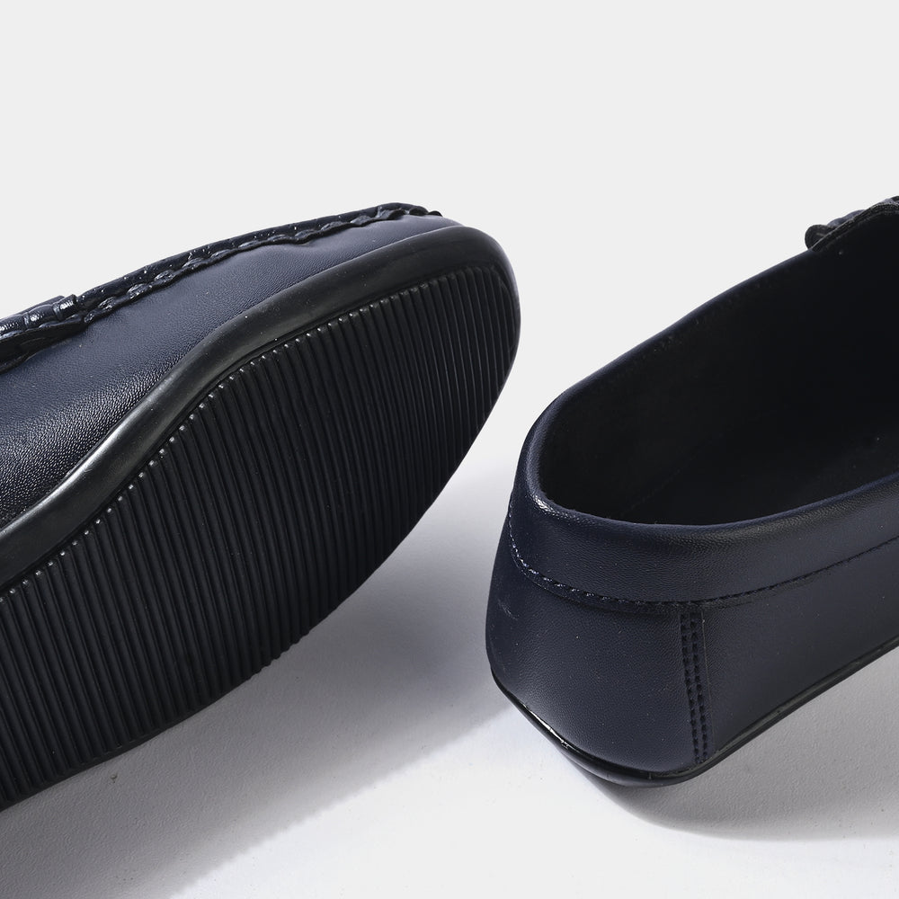 Boys Loafer SS-004-NAVY