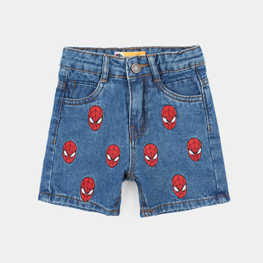 Boys Denim rigid Short Character-Dark-BLUE