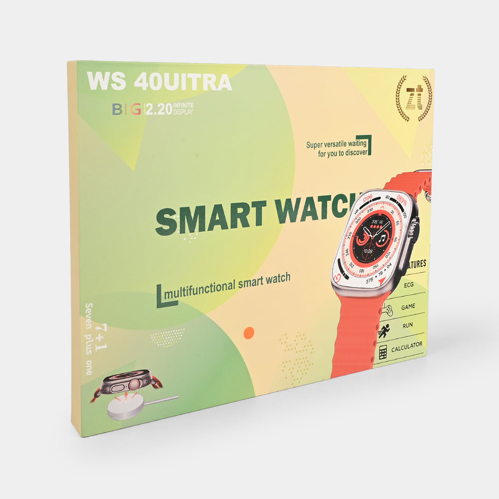 WS 40 Ultra Smart Watch – 7-in-1 Edition