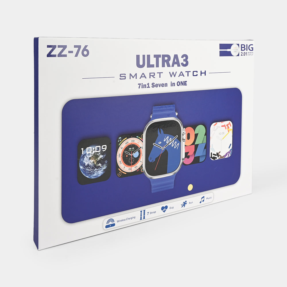 ZZ-76 Ultra 3 Smartwatch – 7-in-1 Edition