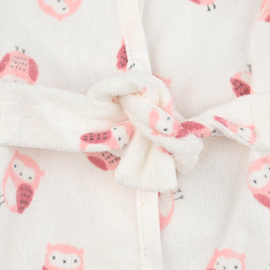 HOODED BABY BATH GOWN/BATH ROBE