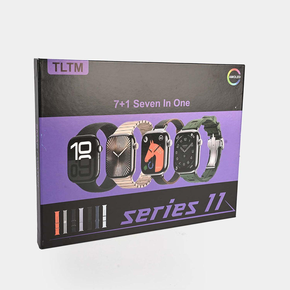 7-in-1 Series 11 Smartwatch with Interchangeable Straps