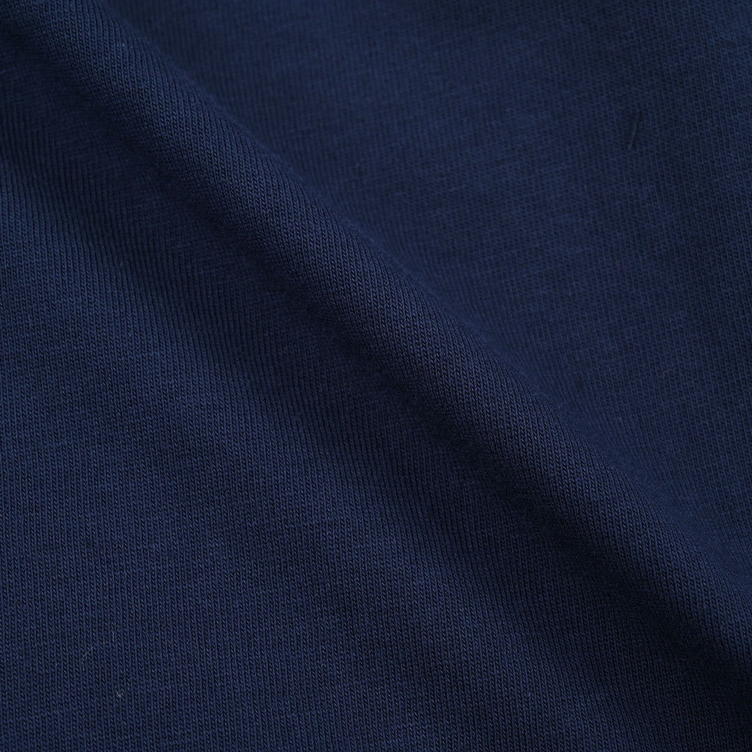 Boys Cotton Jersey T-Shirt H/S Great Try-NAVY