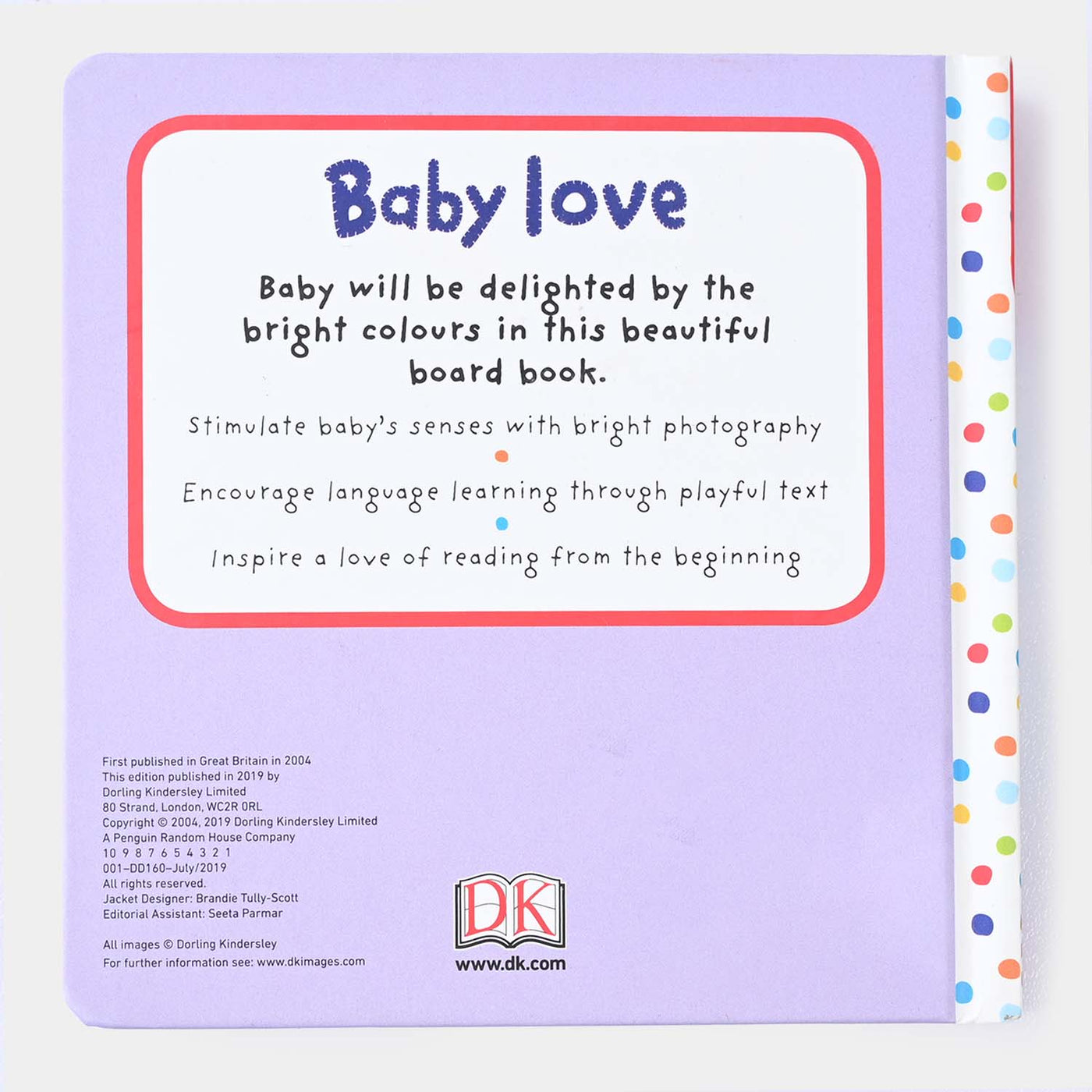 Baby Love Rainbow Color DK diary