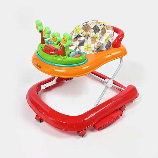 Baby Walker + Rocker Red