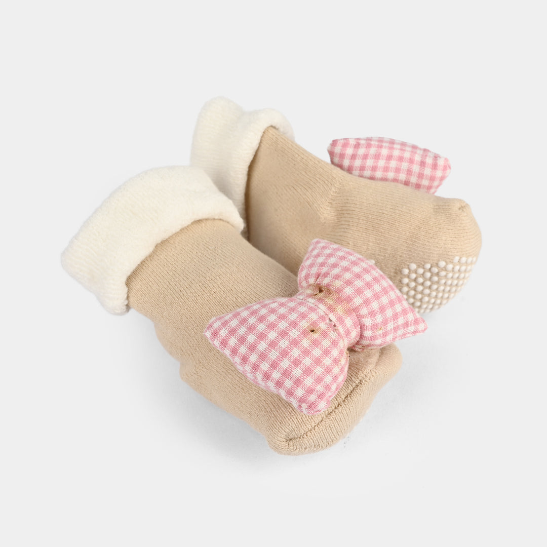 Baby Non-Slip Socks/Booties | 6-12M