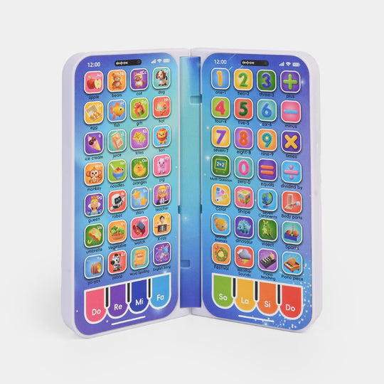 Early Education Foldable Phone Toy with Light & Music