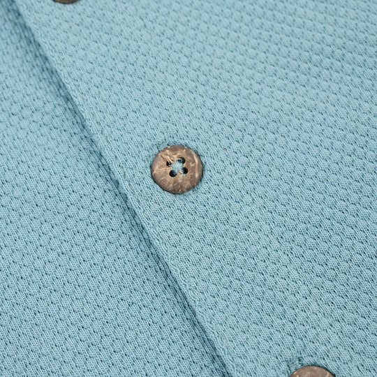 Infant Boys Cotton PK Romper Roar- Blue