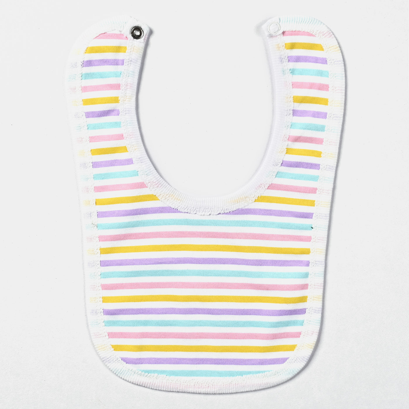 Pack Of 3 Baby Cotton Interlock Bibs Set-MIX