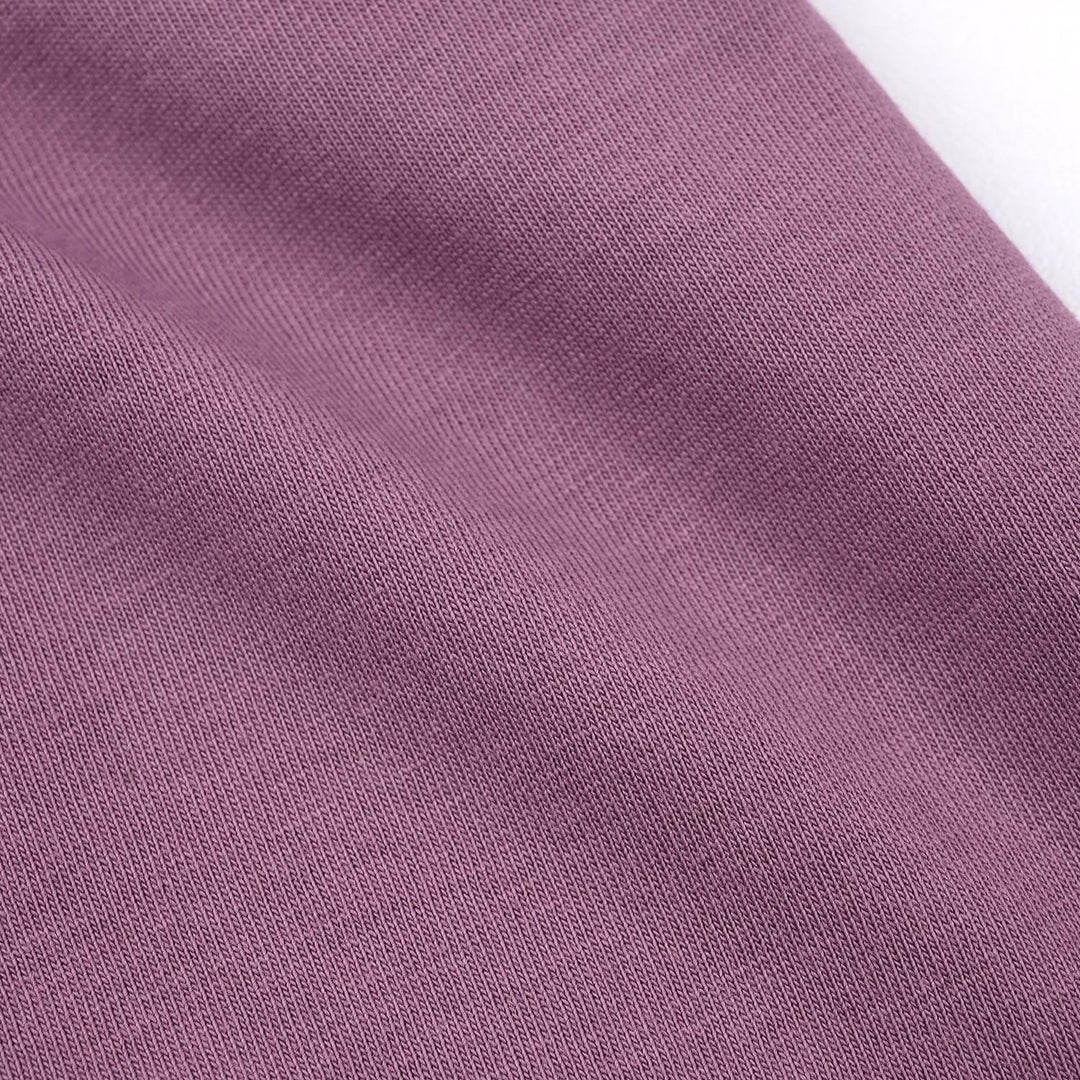 Girls 2x1 Rib T-Shirt Happiness - Purple